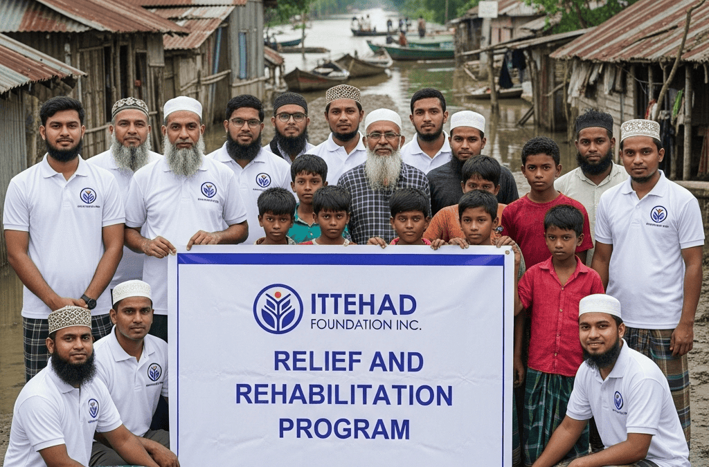Emergency relief and long-term rehabilitation support.